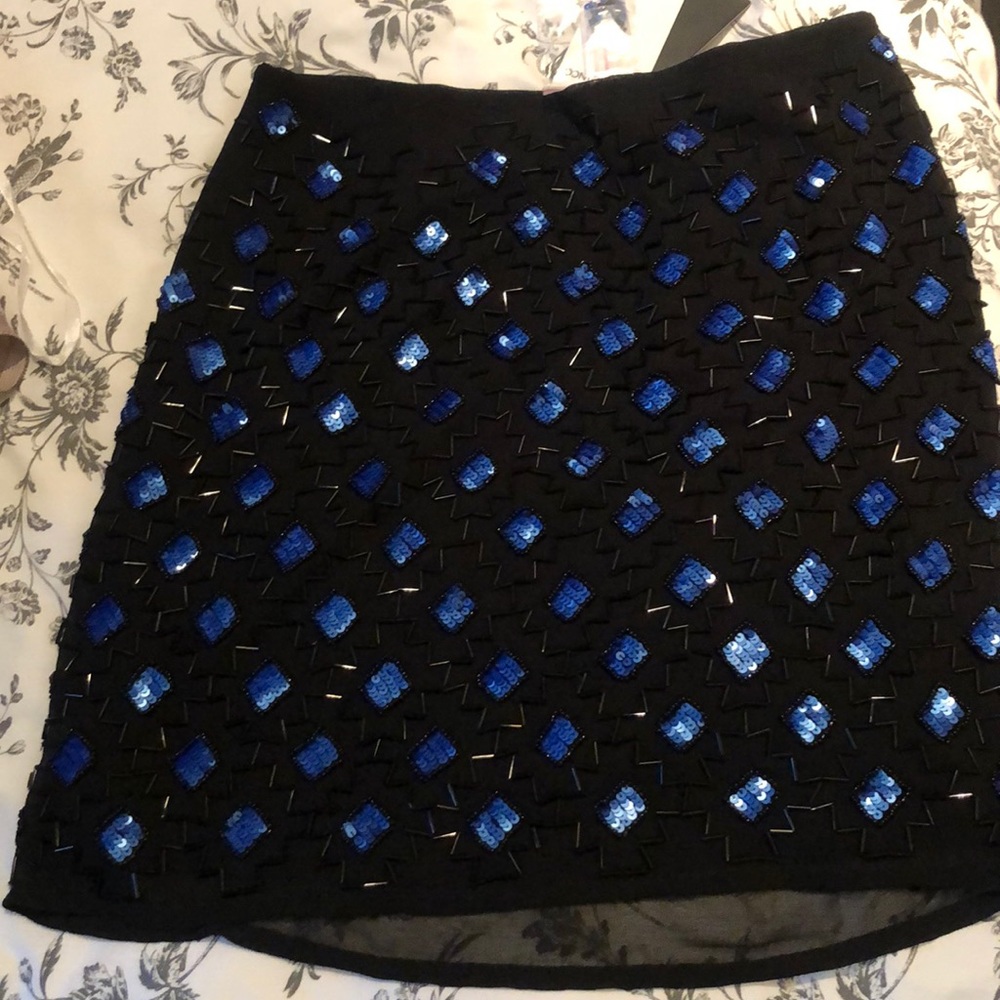 Blue and Black brand new skirt with tags
